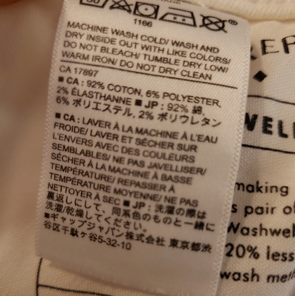 Banana Republic white skinny jeans 2P - Picture 3 of 3